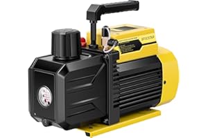 SPECSTAR 110V 1/4 HP 3.5 CFM Single Stage Rotary Vane HVAC Air Vacuum Pump for R12 R22 R134a R410a Systems 330ml Oil Included