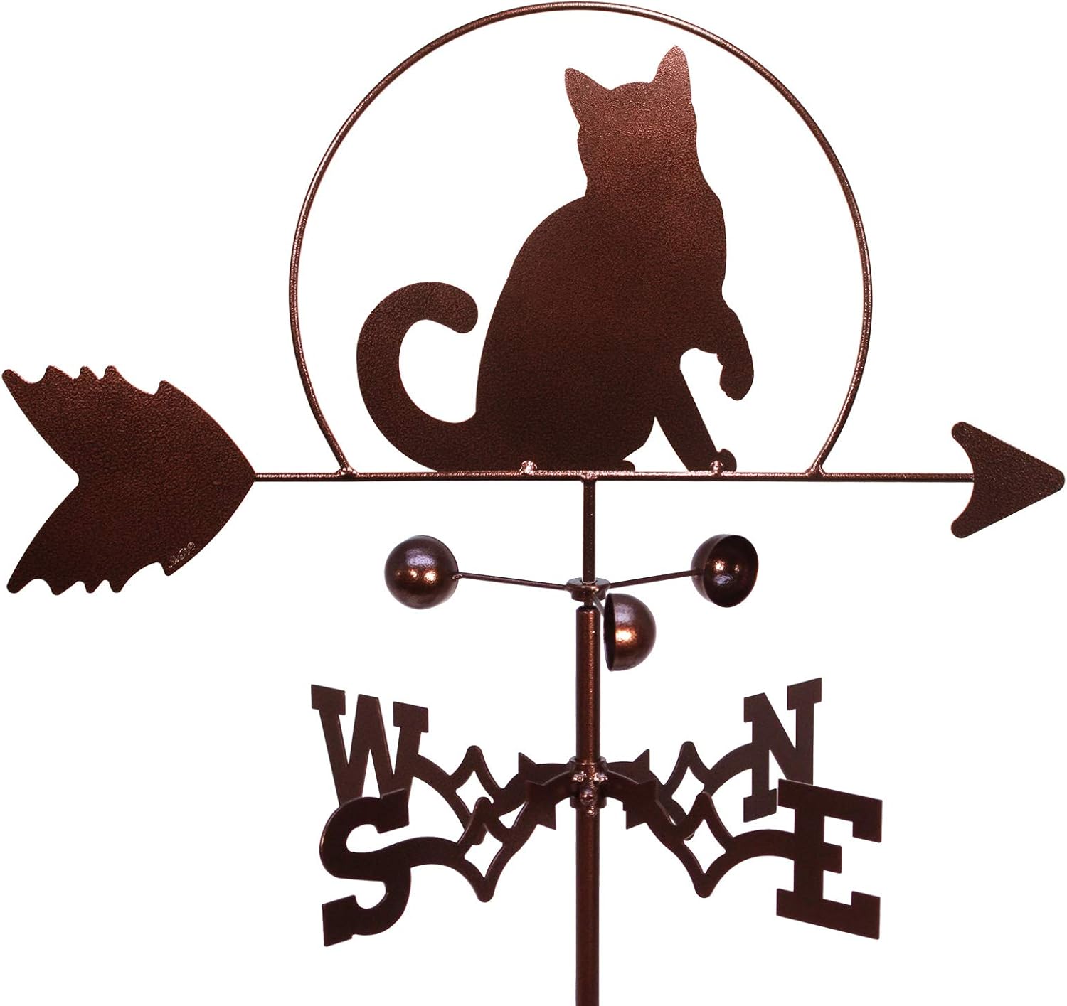 Weathervanes - SWEN Products CAT Kitten Weathervane (Roof Mount Included)
