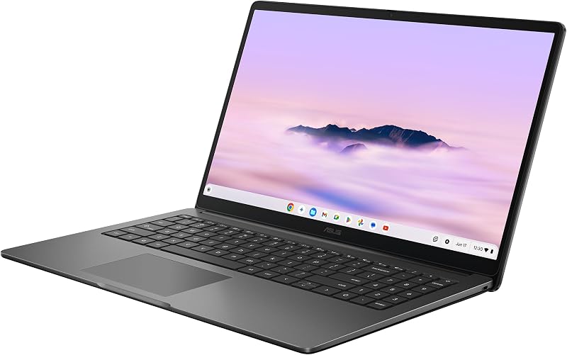 Chromebook Plus CX15 CX1505CTA-S70031 - Ordenador Portátil 15.6" Full HD (Intel Core 3 N355, 8GB RAM, 128GB eMMC, Graphics, ChromeOS) Gris Roca - Teclado QWERTY español