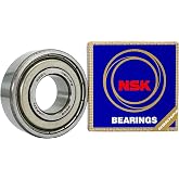 2PACK NSK 6202ZZCM 6202ZZ 15X35X11mm Double Metal Seal Bearings
