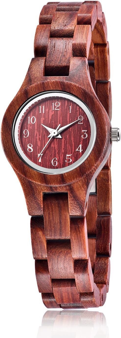 TJW Women Wooden Wrist Watches Handmade Wood Watch for Women