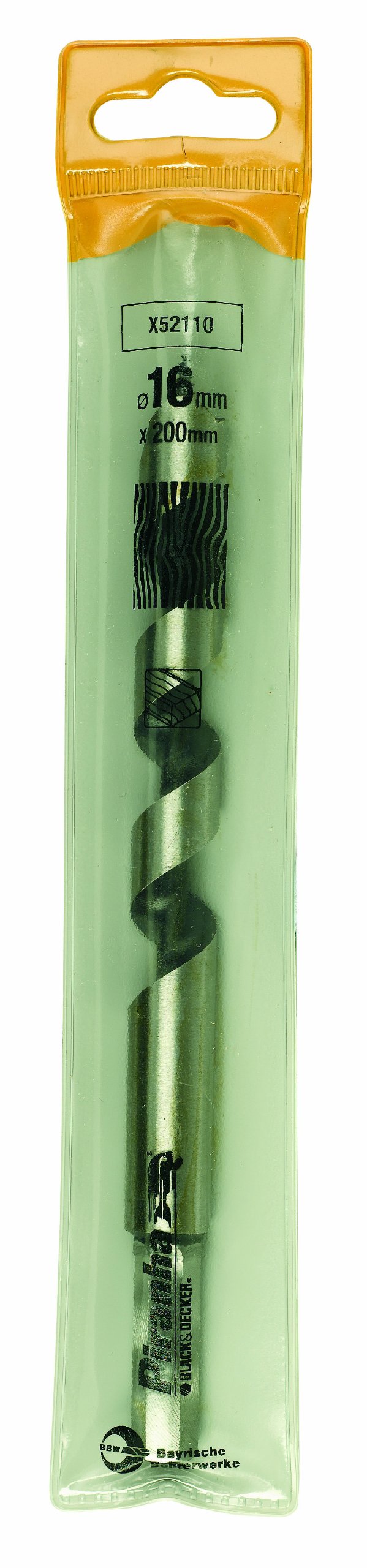 Piranha 16mm Wood Auger Drill Bit