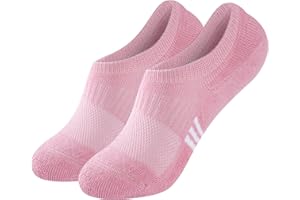 Women’s No Show Athletic Socks - Bamboo Viscose-Cotton Blend, Low Cut Non-Slip Lining for Running & Daily Wear