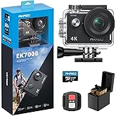 AKASO EK7000 4K30fps Action Camera with 64GB MicroSDXC U3 Memory Card Accessories Kit Bundle Ultra HD 131FT Waterproof Camera