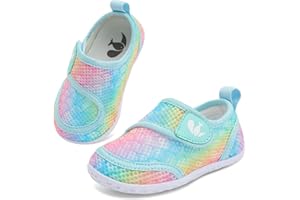 FEETCITY Toddler Water Shoes Boys Girls Swim Shoes Quick Dry Kids Aqua Socks Barefoot for Beach Swimming Pool