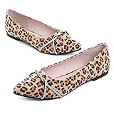 Hee grand Pointed Toe Ballet Flats for Women Suede