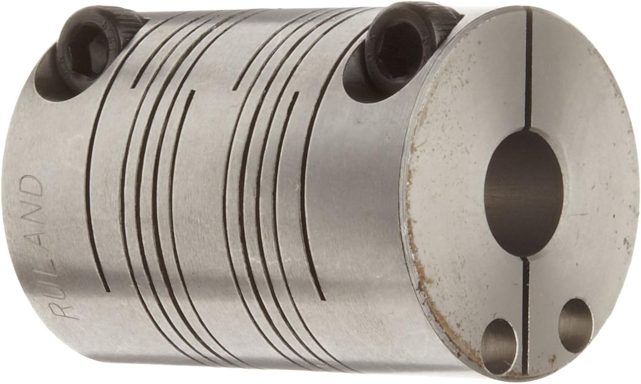 Ruland FCR1666SS Clamping Beam Coupling, Stainless Steel, Inch, 3/8
