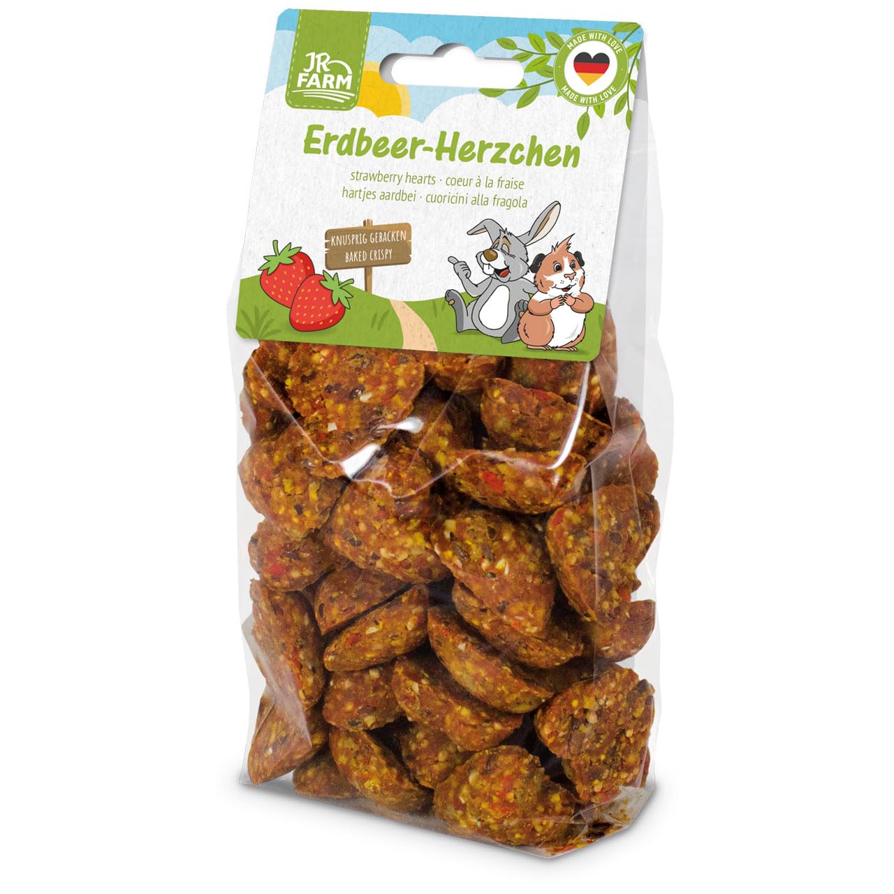 JR FARM Strawberry Heart 150g