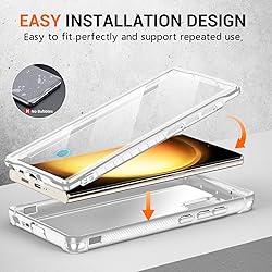 Temdan for Samsung Galaxy S23 Ultra Case, [Built-in