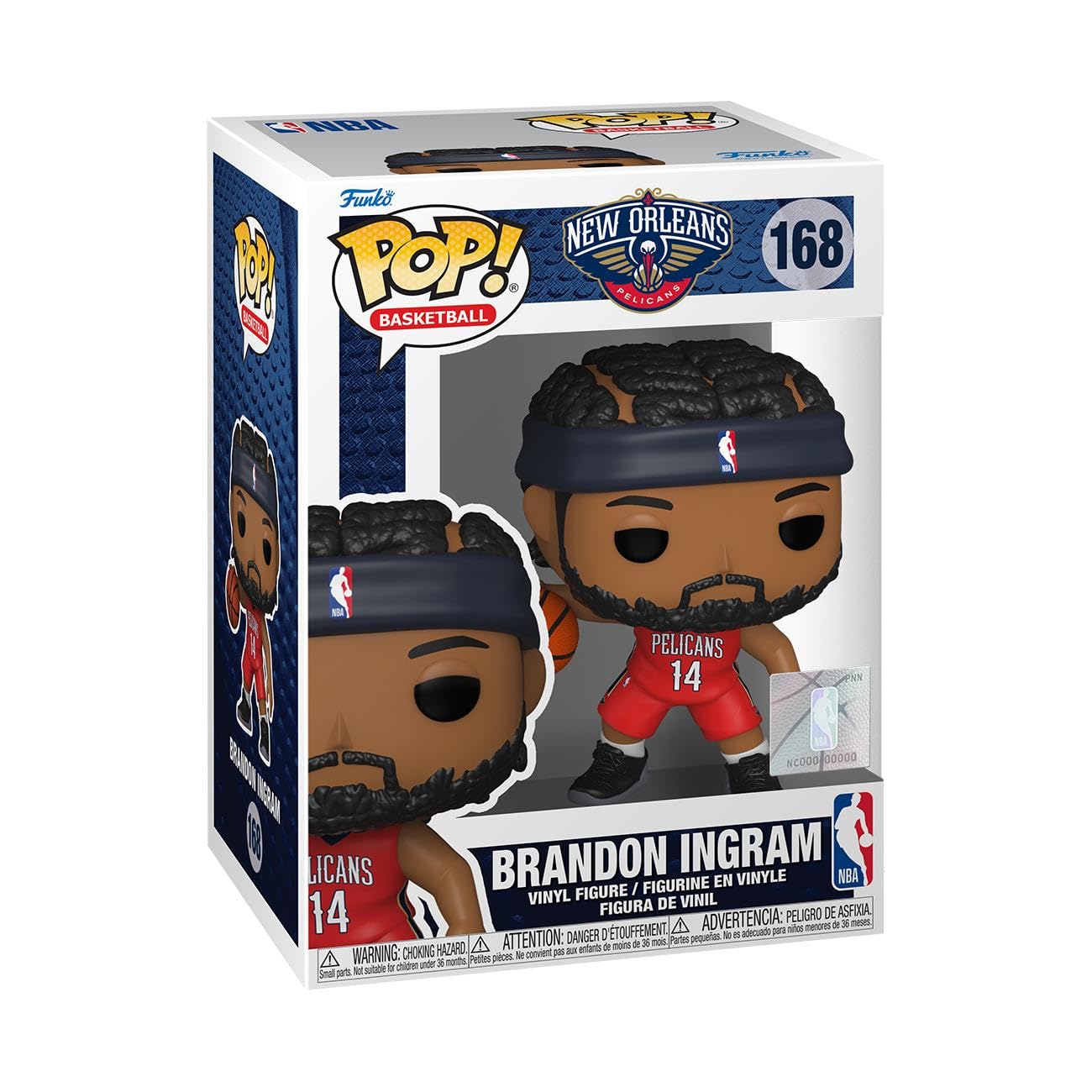 Funko POP! NBA: Pelicans - Brandon Ingram - Collectable Vinyl Figure - Gift Idea - Official Merchandise - Toys for Kids & Adults - Sports Fans - Model Figure for Collectors and Display
