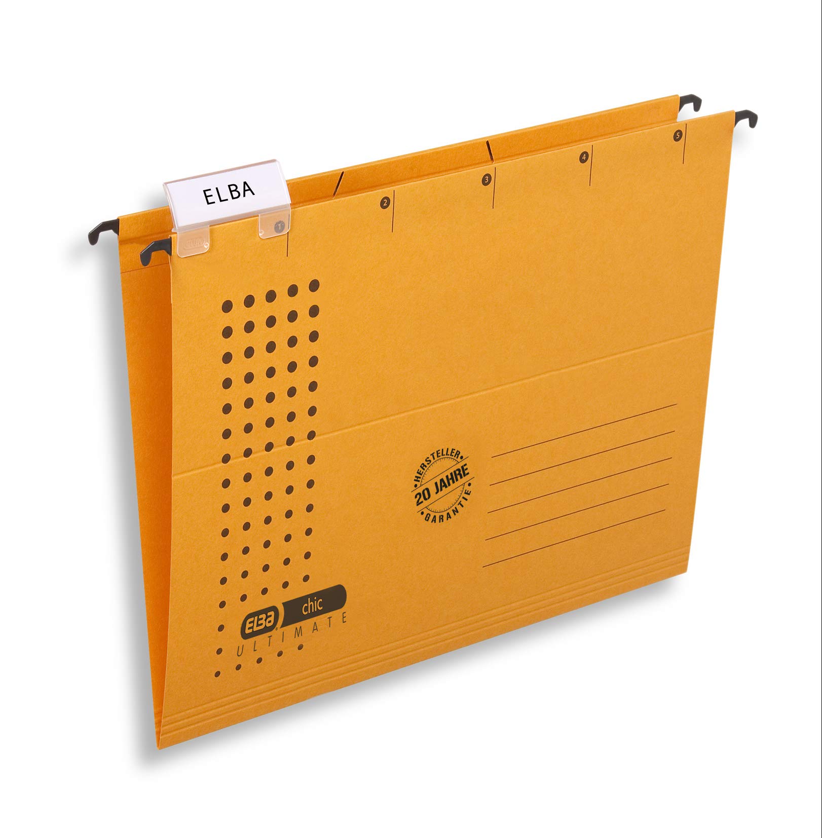 Elba Chic Ultimate 85740GB Suspension File with Open Sides Pack of 25 Yellow