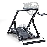 GT OMEGA Apex Racing Wheel Stand for Logitech Fanatec Clubsport Thrustmaster Gaming Steering Wheel Pedal & Shifter Mount, TX