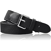STELLE Baseball/Softball/Fastpitch Belt Girls Sports Elastic Adjustable Boys Uniform Belts Youth and Adult Sizes