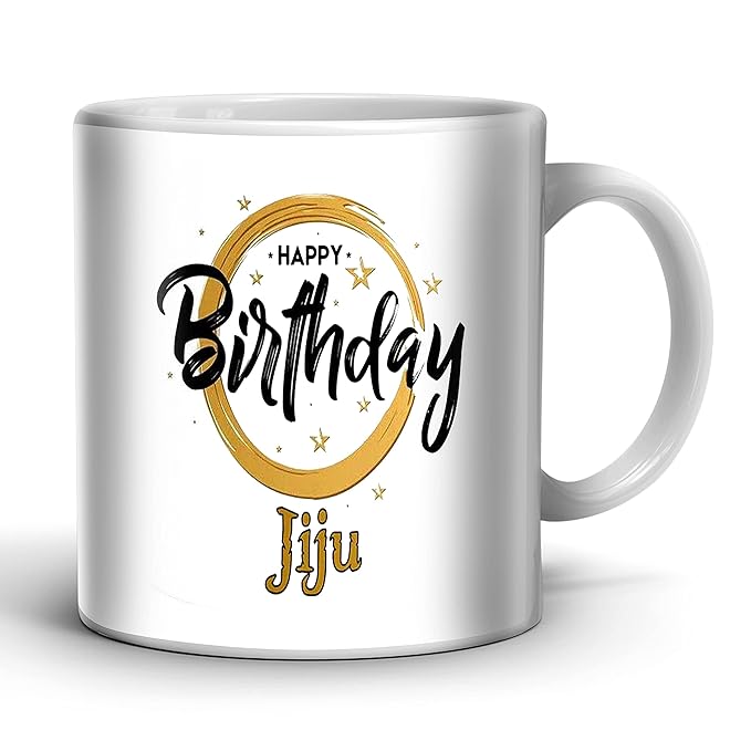 Buy Kenji ® Gift for jiju Happy Birthday jiju 325 ML 11 oz Ceramic