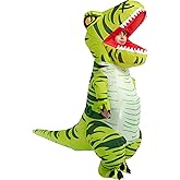 RQUXMT Blow Up Trex Costume,Inflatable Costumes for Kids,Inflatable Dinosaur Costume,Halloween Costumes for Boys/Girls