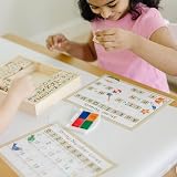Melissa & Doug Deluxe Letters Numbers Wooden Stamp Set Activity Book Kids 4+ view 2