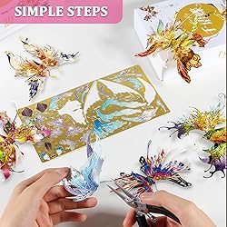 Microworld 3D Metal Puzzle, 6 Styles Wish Butterfly