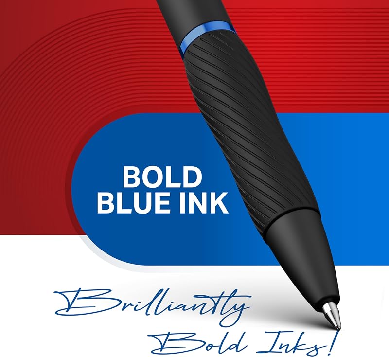 S-Gel Gelstifte | mittlere Spitze (0,7 mm) | Gelschreiber mit blauer Tinte | 12 Stück