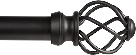 Kenney Kn85502 1 Twist Fit Tate Spiral No Tools Curtain Rod