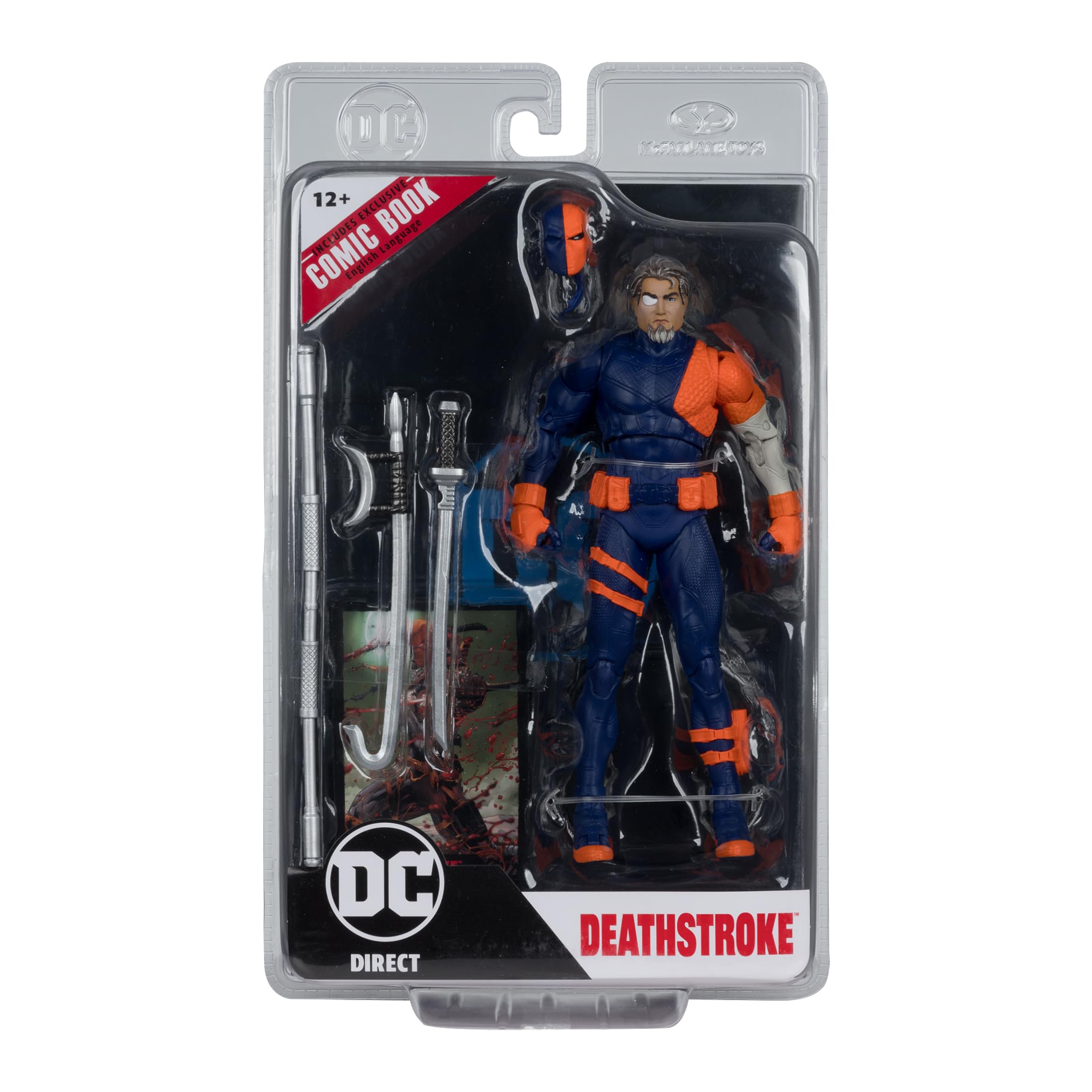 McFarlane Toys - DC Direct Page Punchers Deathstroke (DC Rebirth) 7in Figure with Comic