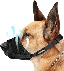 Dog Muzzle, Soft Nylon Muzzle for Small Medium