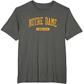 Notre Dame in Vintage Athletic Sports Design JG3 T-Shirt