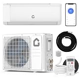 9000 BTU Mini Split AC w/Remote Control19 SEER2 Cools Up to 450 Sq. Ft,Ductless Inverter Mini Split System w/0.75 Ton Heat Pump Pre-Charged & Installation Kit, Ultra-Quiet