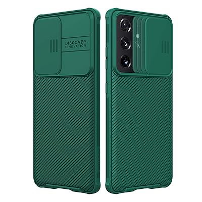 Buy Nillkin Galaxy S21 Ultra Case Camshield Case With Slide Camera Cover Slim Protective Case For Samsung Galaxy S21 Ultra 6 8 Inch Green Online In Taiwan B08r78w49g