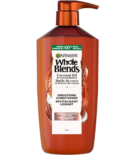 Garnier Whole Blends Smoothing Shampoo for Frizzy Hair