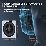 EKSA H6 Wireless Headset with AI ENC Mic Bluetooth 5.0 USB Dongle view 7