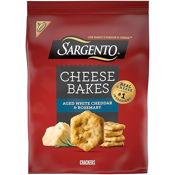 SARGENTO® CHEESE BAKES AGED WHITE CHEDDAR AND ROSEMARY...