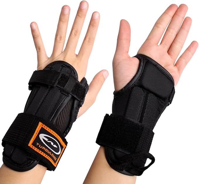 Andux 1 Pair Ski Wrist Brace Skate Wrist Protector HXHW02 (M) Amazon