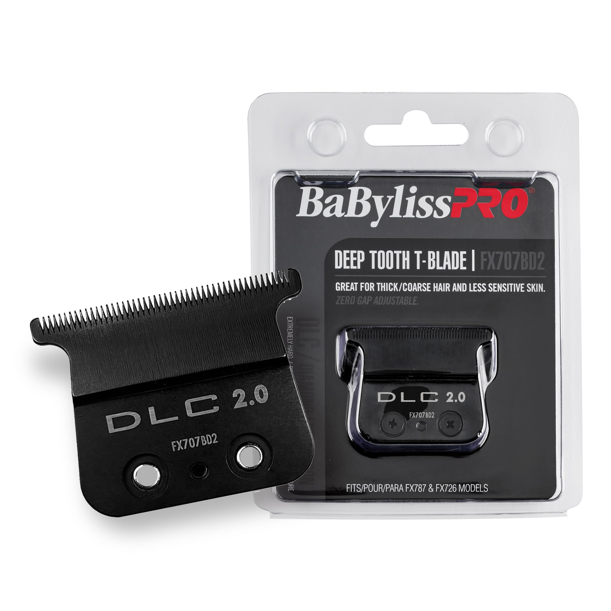 Photo 1 of BabylissPRO FX707BD2 Replacement DLC T-Blade Deep Tooth 2.0MM for FX787 & FX726