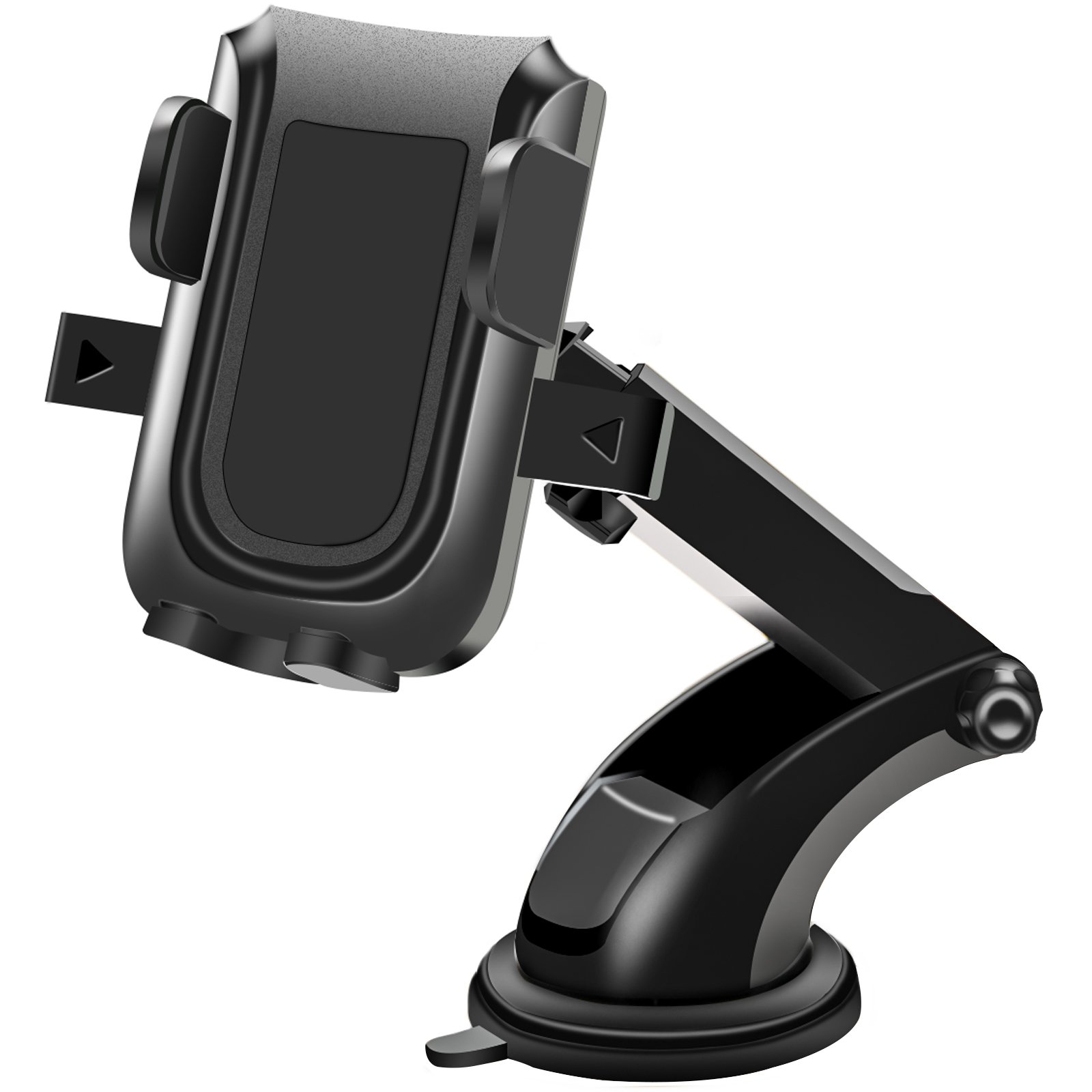 FYHD Car Phone Mount with Extendable Telescopic Arm, Universal Smartphone Car Holder for Car Windshield/Dashboard Compatible with iPhone X 8 8 Plus Samsung Galaxy LG Nexus Sony Nokia and More...