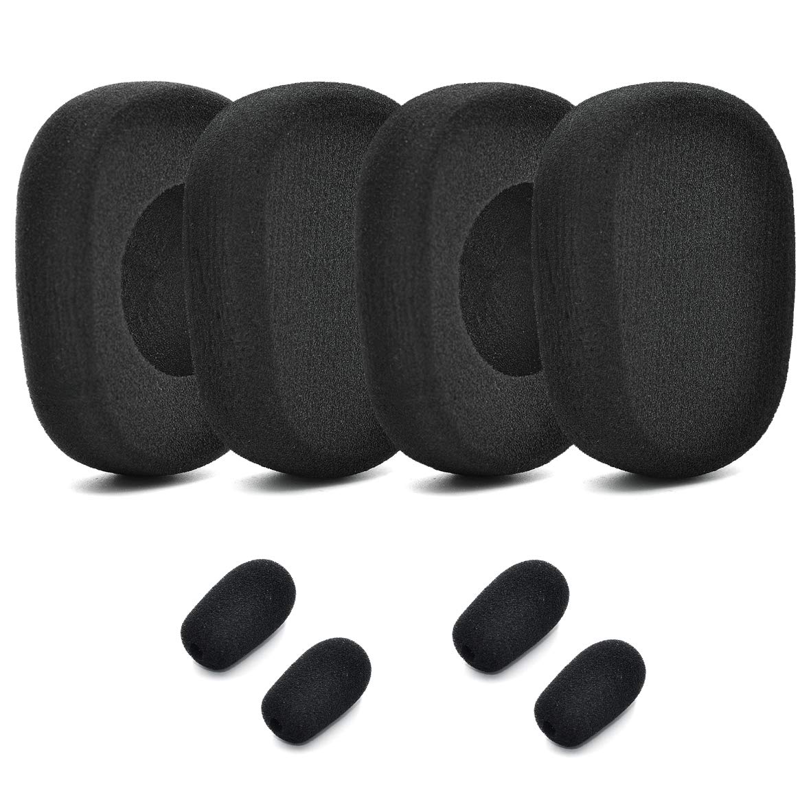 defean Repair Parts Suit Replacement Ear pad Cushion mic Foam Compatible with BlueParrott B450-XT B450XT Noise Cancelling Headset
