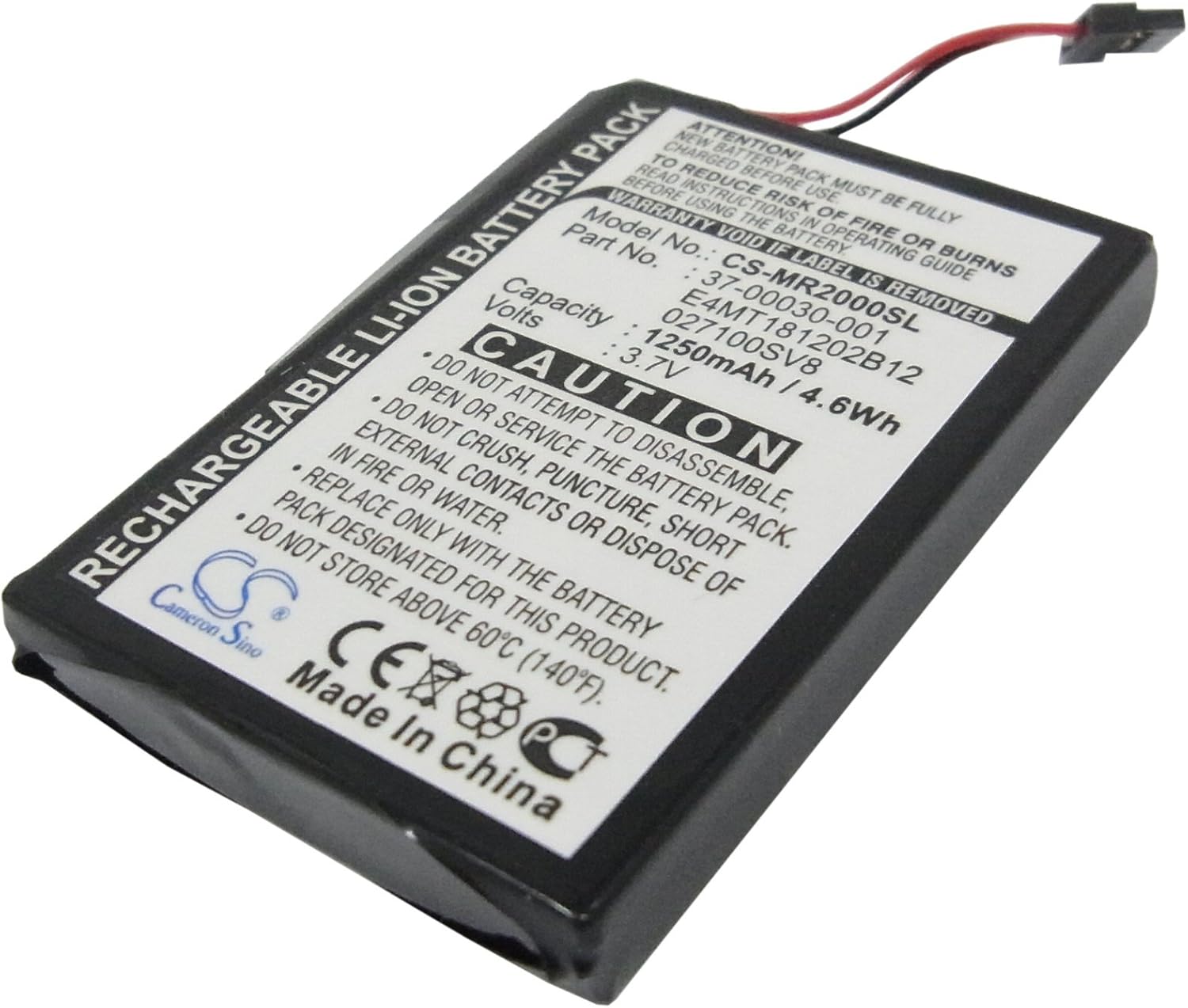 Replacement Battery for Magellan Maestro 3100, RoadMate