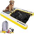 SOLSTICE Inflatable Pup Plank, Dog Water Ramp for Boats and Docks, XL, 200 lb Capacity - Floating Platform for Pets for Lake,