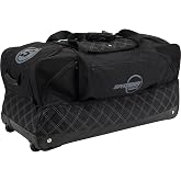 Pro Roller Racing Gear Travel Bag, Easily Fit Helmets, Suits or Shoes | Large Interior Space, Retractable Handle with Smooth Rolling Wheels, Durable Nylon Build with Padded Base