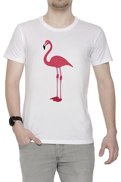 maglietta fenicotteri uomo
