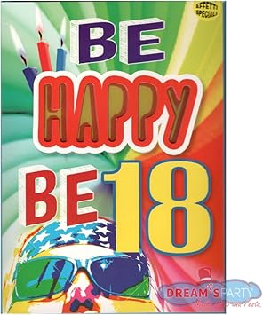 Biglietto D Auguri Per 18 Anni Musicale E Luminoso Lui Biglietto Augurale Per Il Neo Maggiorenne Al Suo Diciottesimo Compleanno Con Effetti Speciali Amazon It Giochi E Giocattoli