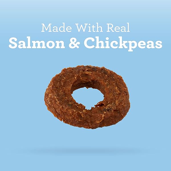 SMARTBONES PROTEIN RINGS WITH REAL SALMON AND CHICKPEAS, 10.5 OZ
