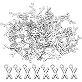 PATIKIL Letter Charm, 100 Pcs Alphabet Charm Initial Pendant Charm Bulk Cute DIY for Jewelry Making Bracelets Earrings Necklace Keychains Crafts, Dark Silver, Letter x