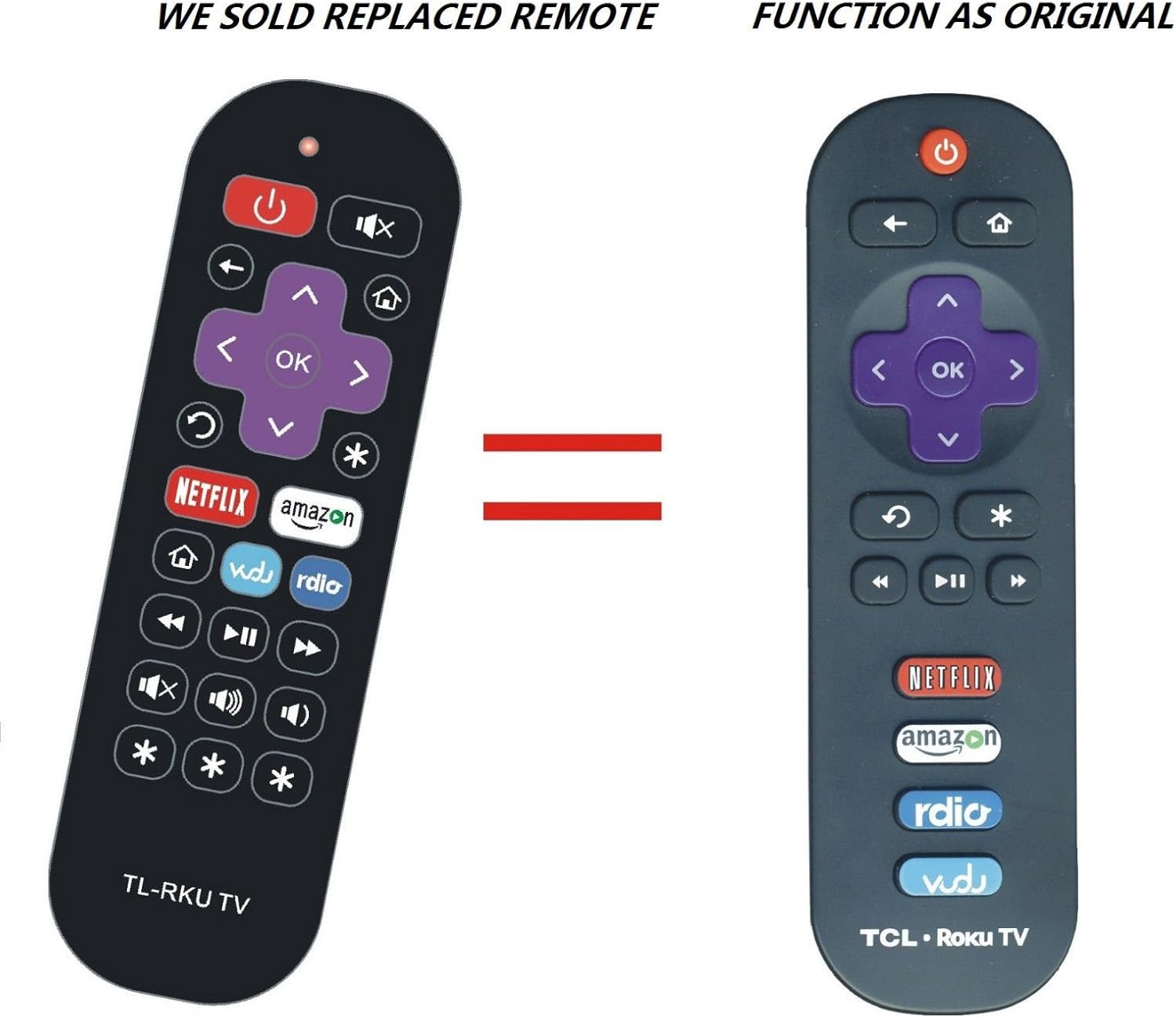 Replacement Remote Control Controller for TCL 55S405 55P607 55Inch 4K