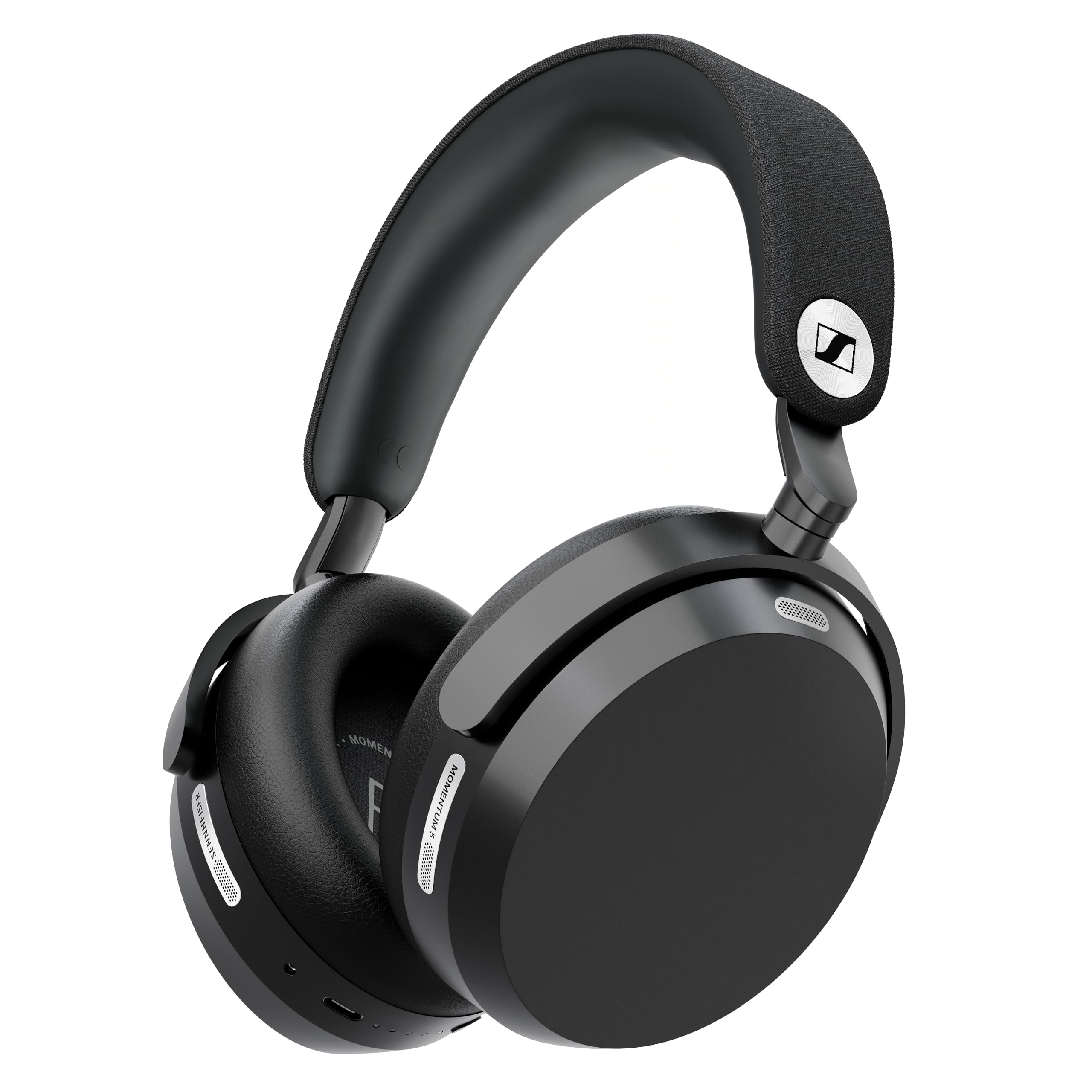 Sennheiser Momentum 5 Wireless Headphones, ANC, 56 Hr Battery, Black