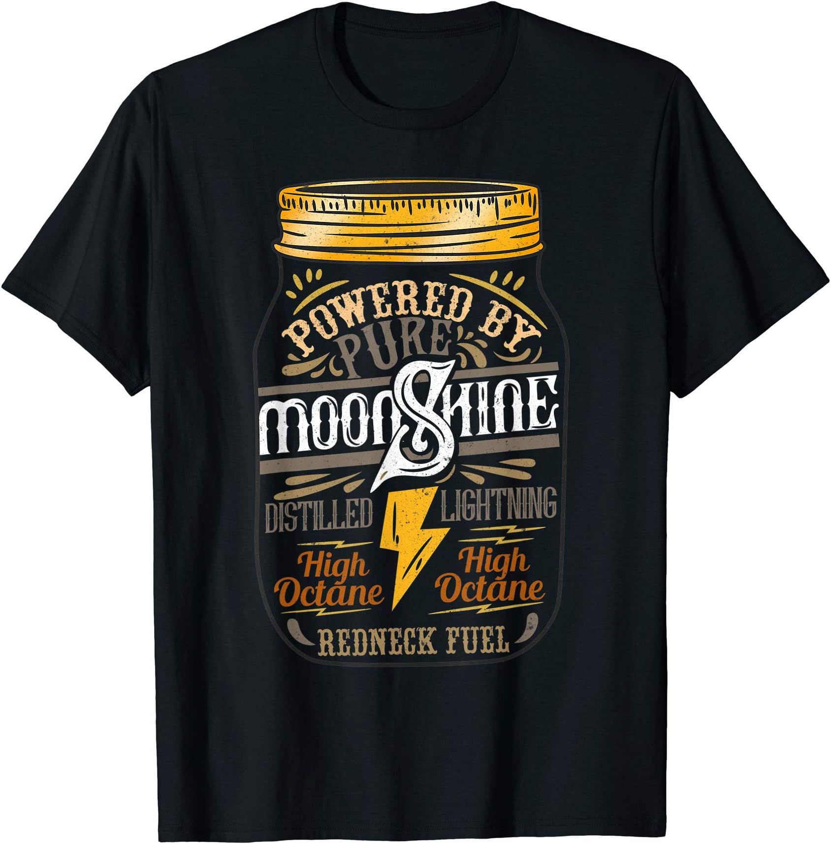Funny Moonshine PowerFunny Moonshiner Redneck tee I Pure Power T-Shirt