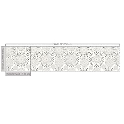 Ambesonne Abstract Fabric by The Yard, Geometric