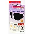 Premium 3D Disposable Black Kids KF94 Face Mask, Youth Age 5-15 Old, 4-Layer Filters Individual Pack, Made in Korea