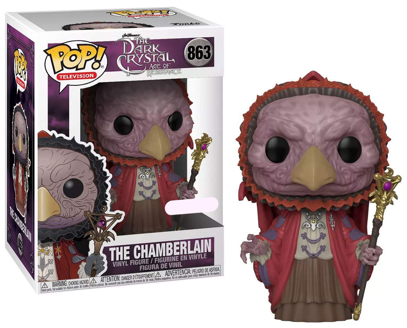 Funko Pop Dark Crystal Chamberlain Skeksis Exclusive