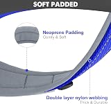 Joytale Reflective Small Dog Collar Navy Neoprene Padding Heavy Buckle view 2