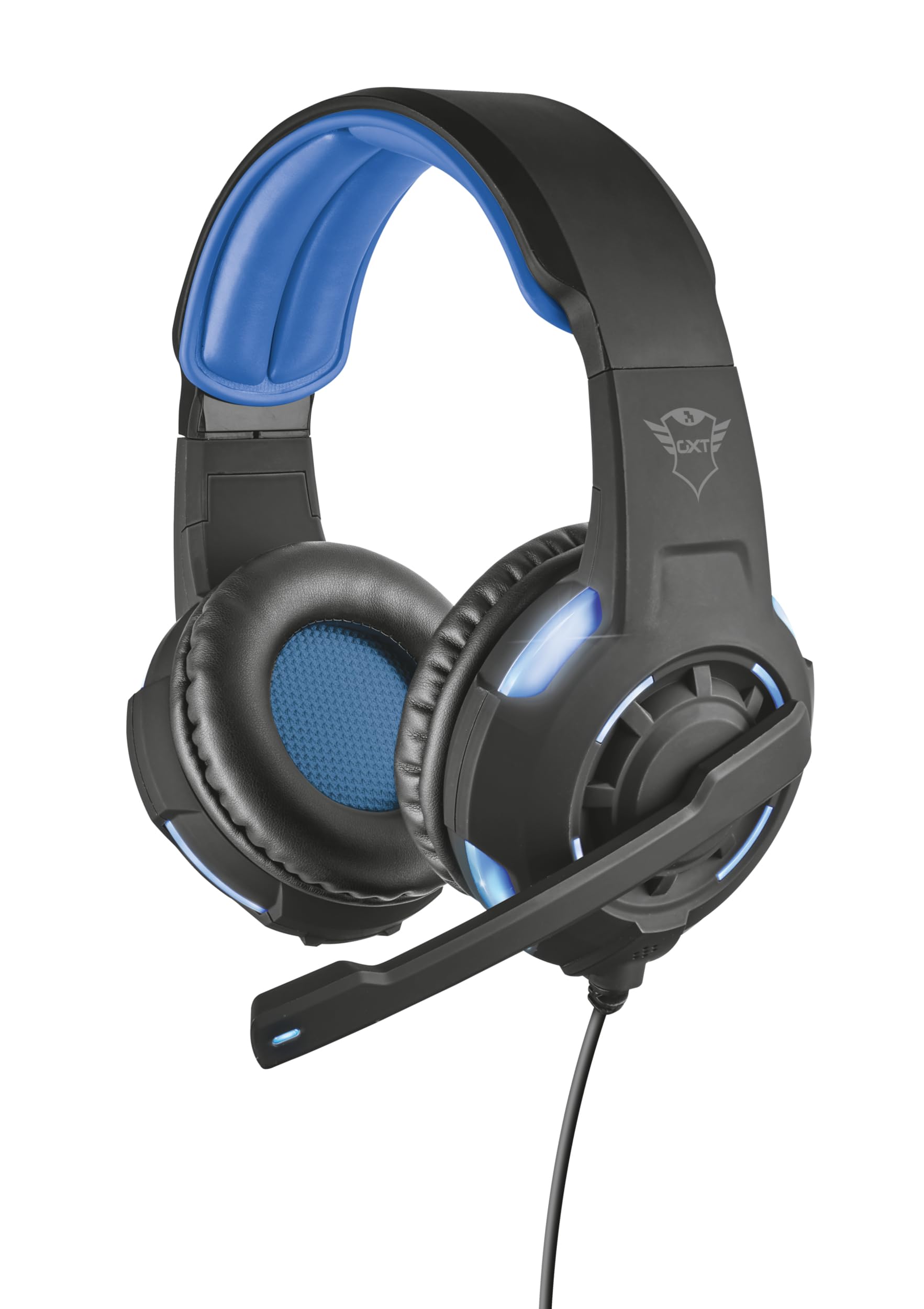 Trust Gaming GXT 350 Radius 7.1 Gaming Headset for PC and Laptop - Black/Blue